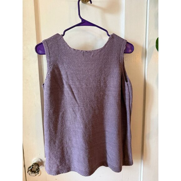Sigrid Olsen sport women’s size 1X purple knit top - Picture 6 of 7